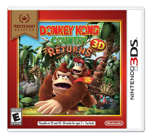 Jogo Donkey Kong Country Returns 3d Para Nintendo 3ds