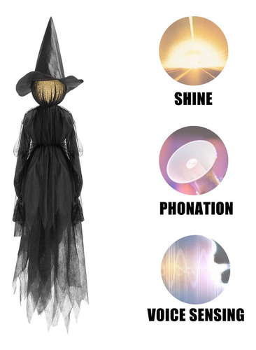 Adorno De Manos De Brujas Gritando, 3 Decoraciones De