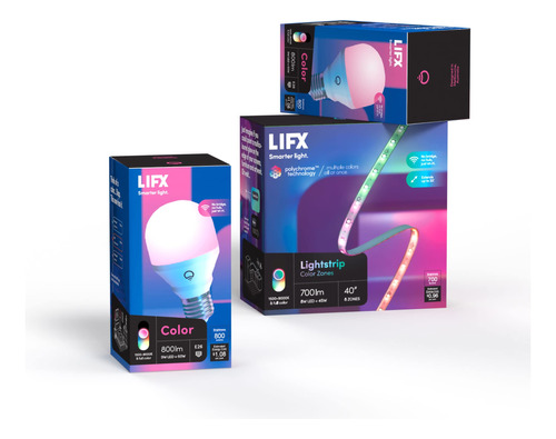 Lifx Paquete De Dormitorio: Con Bombilla Inteligente De 2 C.