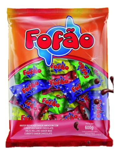 Bombom Fofão Pacote Com 40 Unidades 600g Chocolate