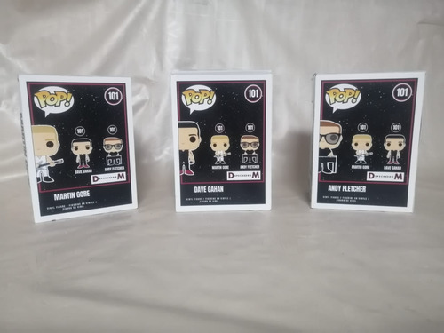 Muñeco Custom Tipo Funko Depeche Mode 3pzs Gahan Gore Fletch (Reacondicionado)