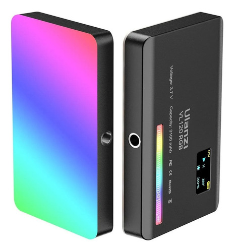 Luz De Video Ulanzi Vl120 Rgb, Luz De Video Led De Bolsillo