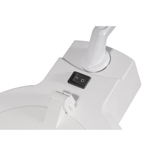 Imagem 2 de 5 de Lupa Articulada Led Bivolt Fixador Bancada Vonder Zoom 12x
