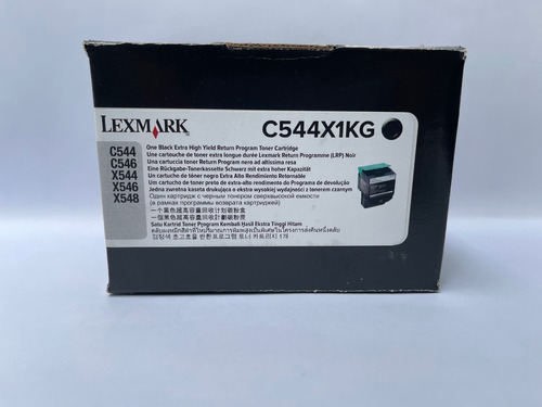 Cartucho Tóner Negro C544x1kg 6000 Lexmark C54x,x54x