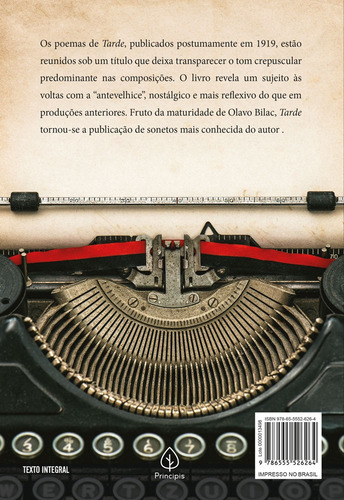 Imagem 2 de 2 de Tarde, de Bilac, Olavo. Série Clássicos da literatura Ciranda Cultural Editora E Distribuidora Ltda., capa mole em português, 2021