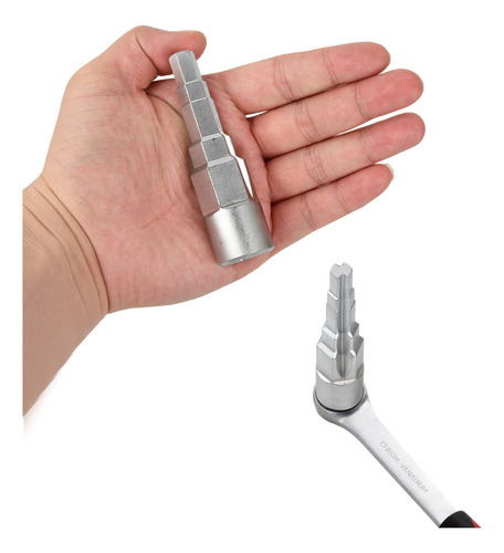 Llave Escalonada Universal De 5 Niveles, 3/8, 1/2, 3/4, 1-1/