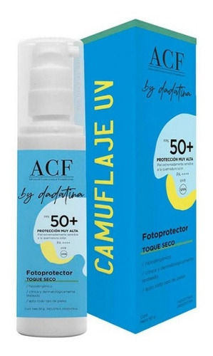 Acf By Dadatina Camuflaje Uv Fotoprotector Protector Solar