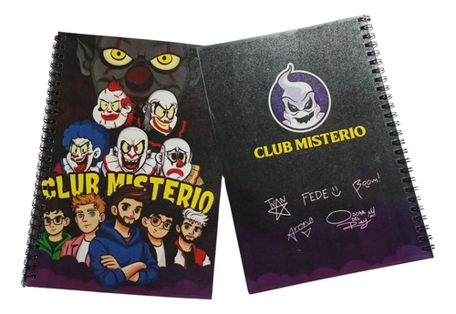 Libreta Fede Vigevani Club Misterio Profesional 23x30cm