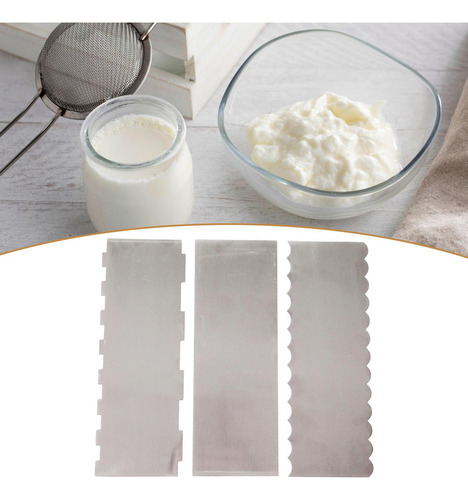 3x De Torta, Peine Decorativo For Pasteles, Crema Para