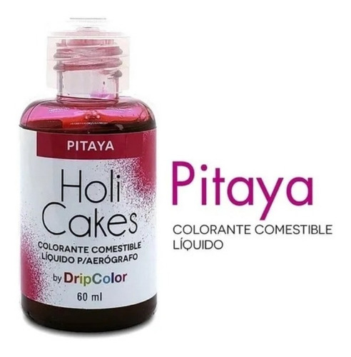 Colorante Liquido Holi Cakes 60 Ml Pitaya Aerógrafo