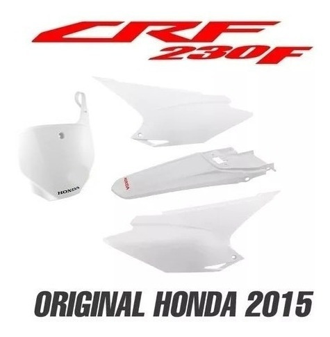 Kit Tampa Lateral+rabeta+plate Crf230 15a18 Original Honda