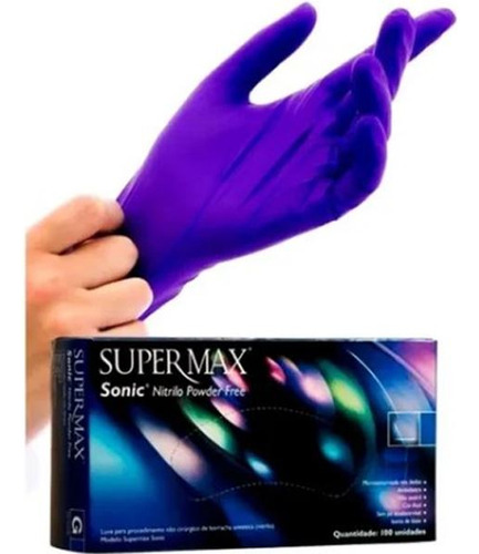 Caixa De Luva Descartavel Xg - Super Max