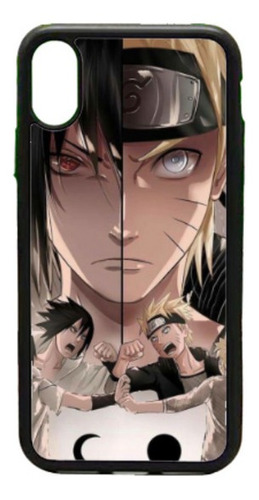 Funda Protector Para iPhone  Naruto Pelea Anime Japon