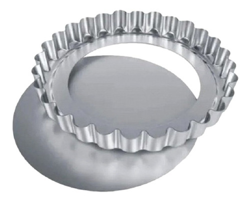 Molde Para Torta Pastafrola Aluminio Rizada Desmontable 16cm