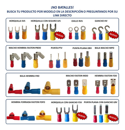 Terminal Ojillo 1/4 In (12-10 Awg) Pvc Amarilla 50 Pzs Amarillo