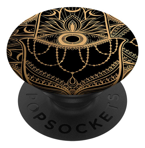 Lindo Boho Hamsa Mal Ojo Mano Fatima Henna Popsockets Agarre