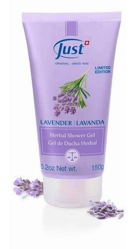 Gel De Ducha Herbal Lavanda Swiss Just 150g (ed. Limitada)