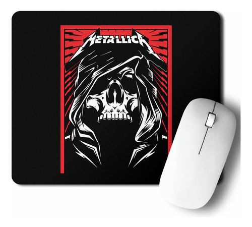 Mouse Pad Metallica Calavera (d1547 Boleto.store)