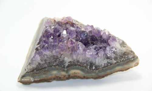 Imagen 3 de 4 de Piedra Mineral Drusa De Amatista Pieza De Colección