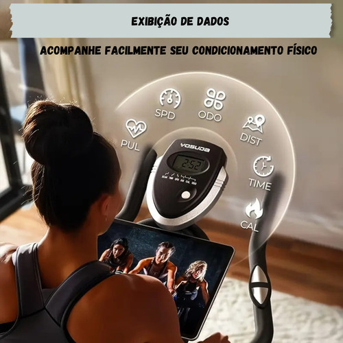 Bicicleta Ergométrica Profissional C/ Monitor Digital Sport