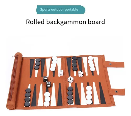英語ゲームセット Backgammon Board Game Portable Backgammon Sets For Adults