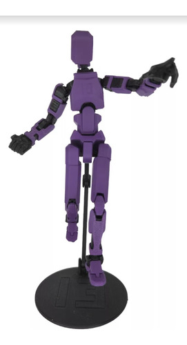 Maniquí Muñeco Articulado Dummy 20 Cm + Base + Armas