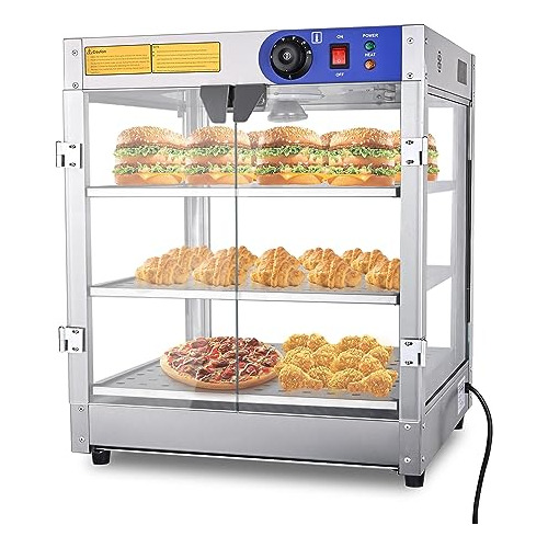 24x20x20  Comercial 3-tier Encimera De Alimentos Pizza Paste