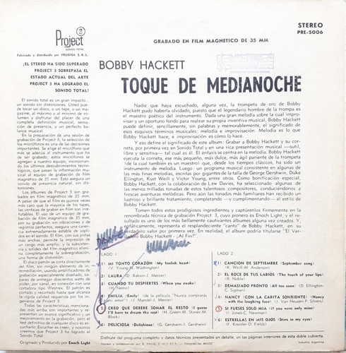 Bobby Hackett - That Midnight Touch (2) Lp (Usado)