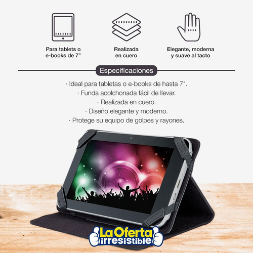 Funda Genius Gs-750 Para Tablet O Kindle De 7' Loi Chile
