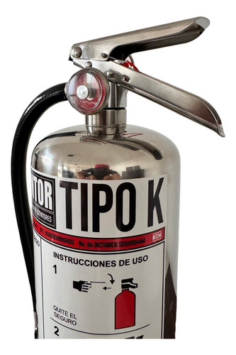 Kit De Seguridad Tipo K Extintor Para Cocina