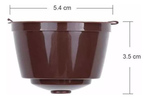 Capulas Filtros De Cafe Recargable Cafetera Dulce Gosto3pack