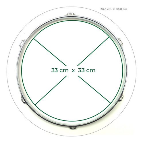 Aro De Tom 13 Polegadas Premier 6 Furos Bateria 0313ps