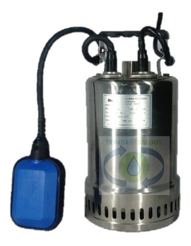 Bomba Sumergible Acero Inox, 1/3 / 127v 250bs Agua Limpia