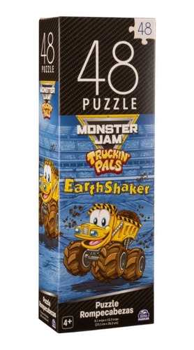 Monster Jam - Puzzle Earth Shaker 48 Piezas - 98404