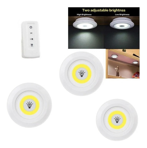 Lámpara Led Techo Con Control Remoto Inalámbrico