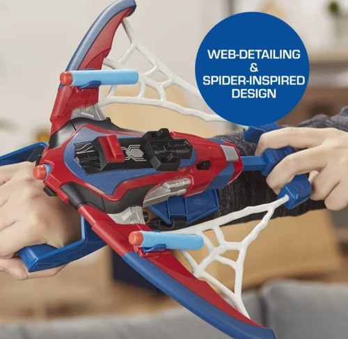 Ballesta Lanzador De Dardos Advengers Spiderman Capitan Hulk
