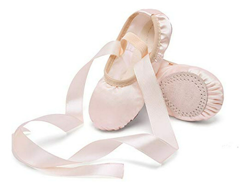 Ballet Stelle Niñas Zapatos De Baile Zapatillas De Raso Gimn