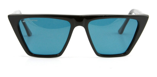 Anteojos Sol Lentes Infinit Frida - Negro Y Azul Polarizado