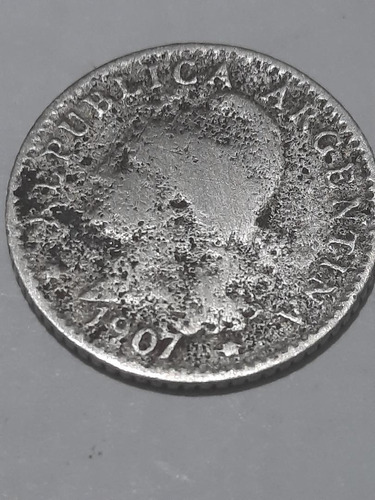 Moneda De Argentina De 5 Centavos De 1918