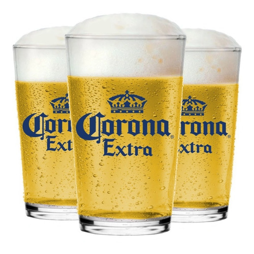 15 Copos Corona 350ml Em Acrílico - Copo De Cerveja
