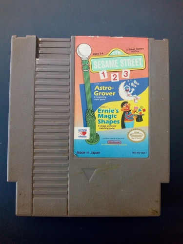 Sesame Street 1 2 3 Original Nintendo Nes