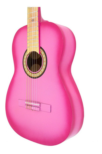 Guitarra Acústica Clásica Cuerdas De Nylon Cl1-rosa 