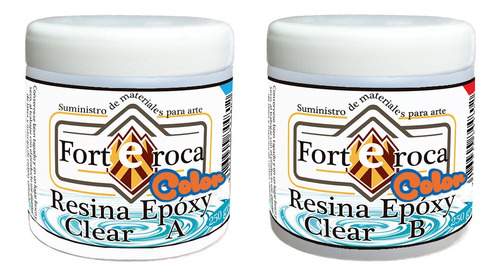 Resina Epóxica Epoxy-clear Color Sin Olor Fuerte 1/2 Kg 