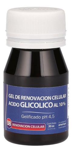 Acido Glicolico Al 10% Gelificado Renovacion Celular Peeling Tipo De Piel Todo Tipo De Piel