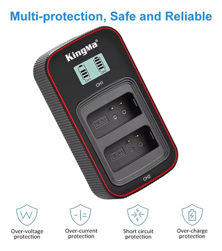 Cargador Kingma P/ Olympus Bc-n1 Camaras E-m5ii E-m5 E-m1 E-p5 Pen-f