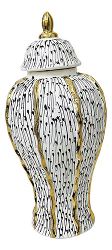 Tarro De Jengibre De , Jarrón De Cerámica 18cmx18cmx36cm