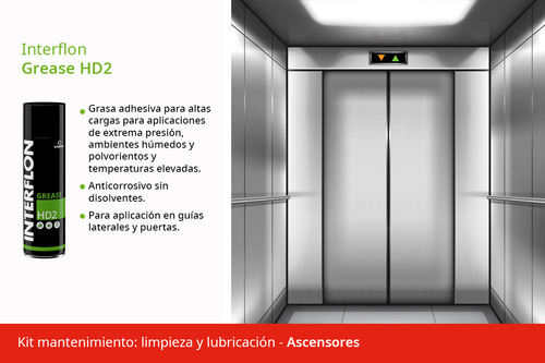 Ascensores - Kit Mantenimiento: Limpieza Y Lubricación