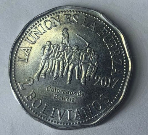 Monedas Conmemorativas De Bolivia De 2 Bolivianos