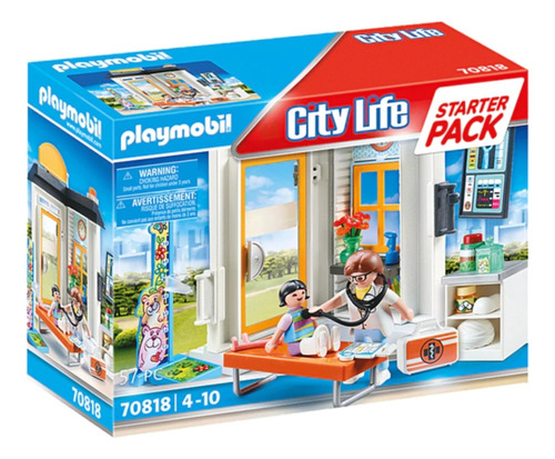 Playmobil Starter Pack Pediatra 70818