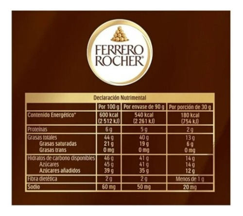 Chocolate Con Leche Ferrero Tableta 2 Piezas Total 180 Gr
